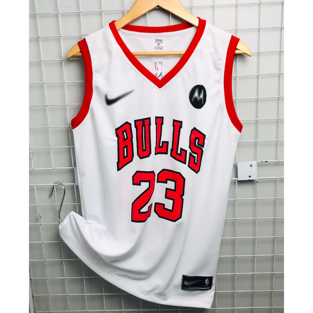 Camisa Regata de Basquete Bulls Melhores Times Academia Treino 001 Cor Branca 2024