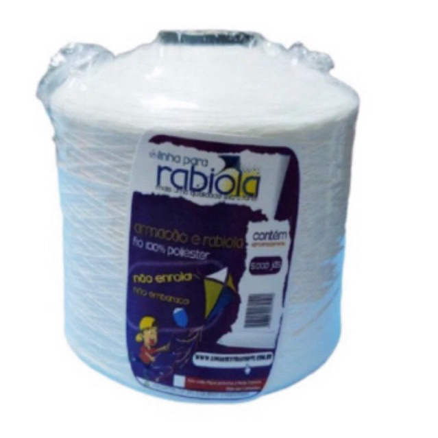 Linha Armacao e rabiola Extra forte Branco 5.000 mil mts | Shopee Brasil