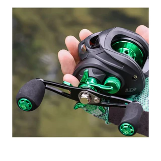 Carretilha pesca FISHMX 7.2:1 Gear Ratio Max Arraste 10kg Baitcasting Reel com Carretel de Alumínio