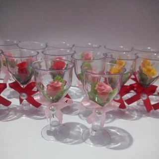 50 Lembrançinha chá de  mulheres outubro rosa e dia das mães em Oferta na Shopee