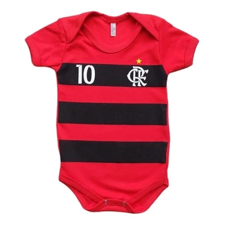 Body Bebê Flamengo Temáticos Mesversario Fantasia