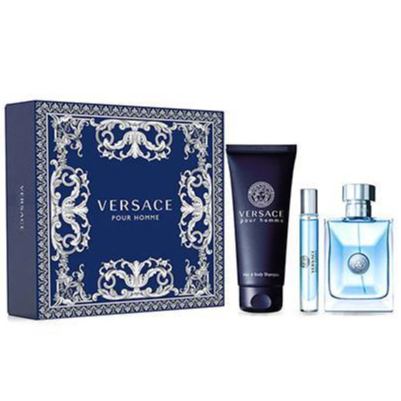 Kit Versace Pour Homme EDT Masculino 3peças | Shopee Brasil