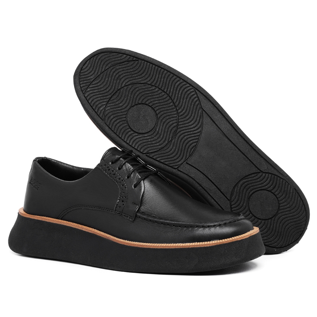 Sapato Masculino Social Sola Compass Elegante Látego Legítimo Oxford Casual Antiderrapante Confortável