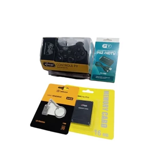 Kit Playstation 2 OPL PS2 + controle + adaptador hdmi.