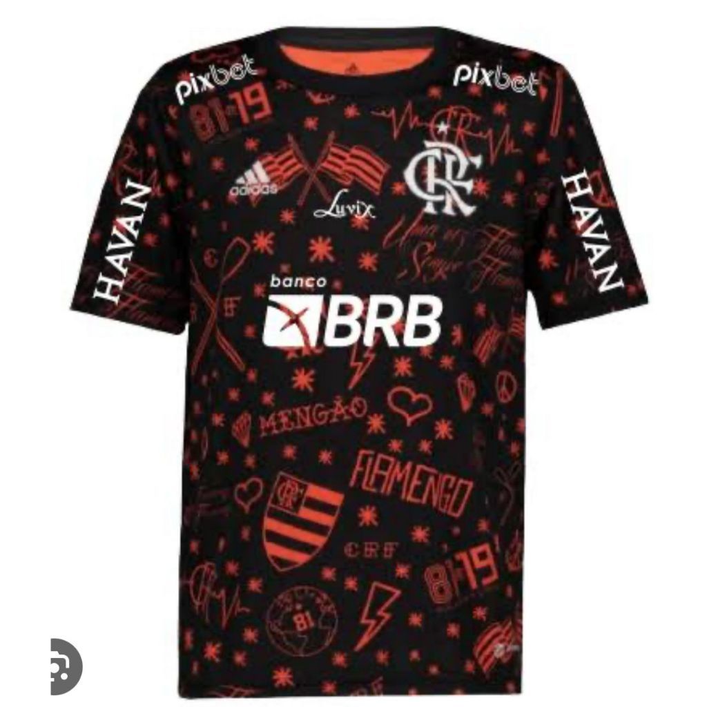 Adidas Flamengo 2023 Pre Match Jersey