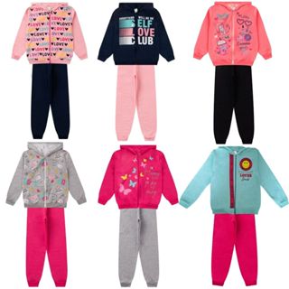 Kit 2 Conjunto Moletom Juvenil Flanelado Roupa Menino Frio 10 ao 16 -  Lumari Kids Moda Infantil