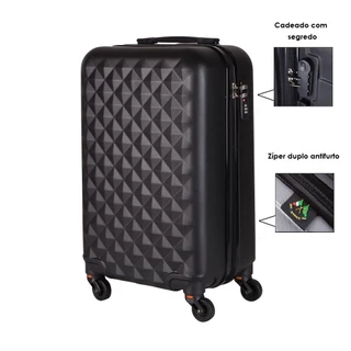Mala de bordo para ir no avião 10Kg - Padrão ANAC
