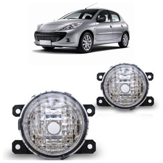 Farol Milha Auxiliar 207 307 2007 2008 2009 2010 2011 Cristal Foco Manual Lente Lisa Vidro