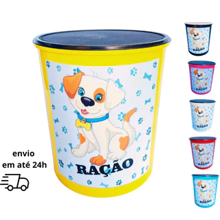 POTE PORTA RAÇÃO PETISCO CACHORRO PET