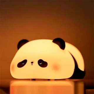 Luminária e Abajur de Panda com Luz Quente Confortável L004