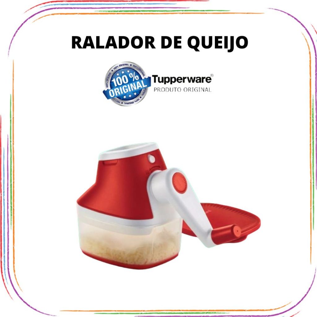 Tupperware Ralador de Queijo Geração II | Shopee Brasil