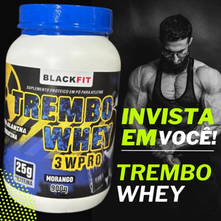 WHEY 3 Sabores 900G - 25g Proteina Melhor que Growth Pro Fit creatina Pre treino Massa muscular [TB]