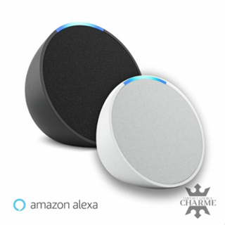 Echo Pop: Smart Speaker Compacto Com Som Envolvente e Alexa - Cor  Preta/Branca (Lacrado)