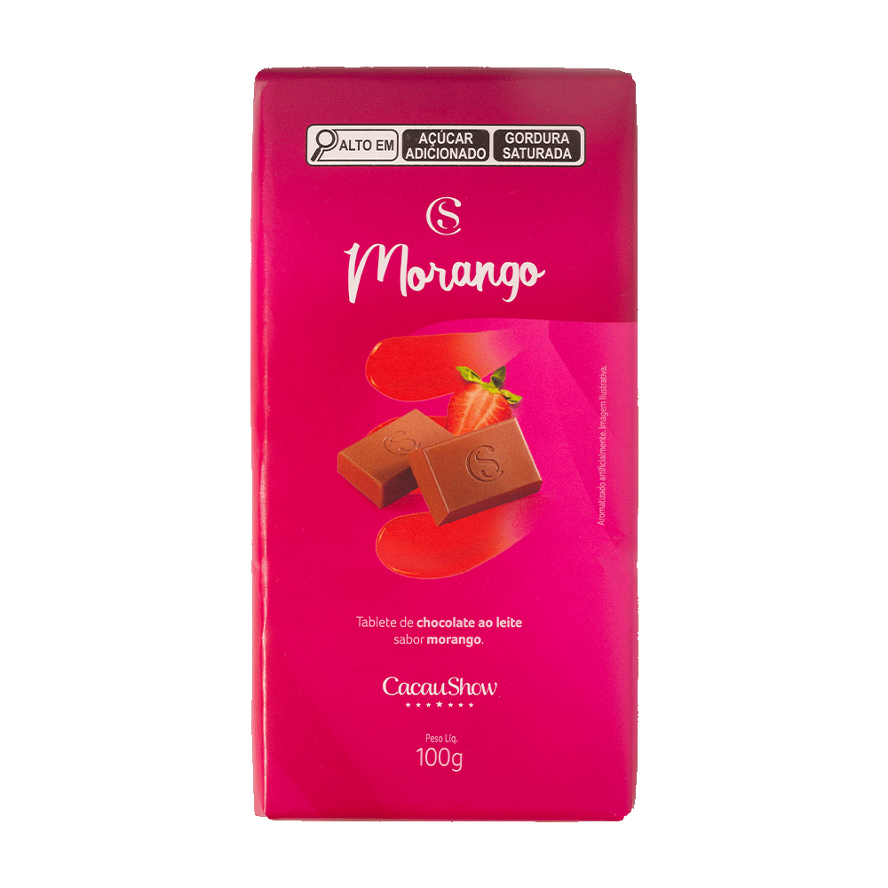 Tablete Chocolate Cacau Show Barra de Chocolate 100g 130g sabores a ...