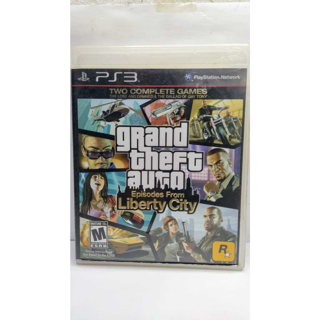 Grand Theft Auto Gta Edpisodes From Liberty City Ps3 Mídia Física Shopee Brasil 9866