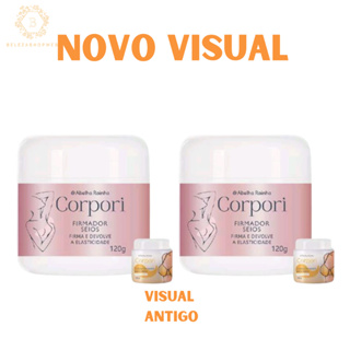 Kit 2 Cremes Firmador Para Os Seios Com Colágeno Corpori Abelha Rainha 120g