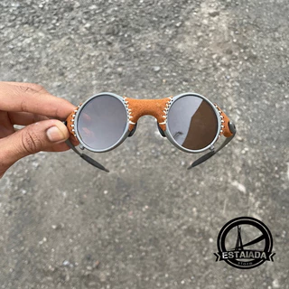 Óculos de Sol Mars Jord Couro De Metal Unisex Polarizada