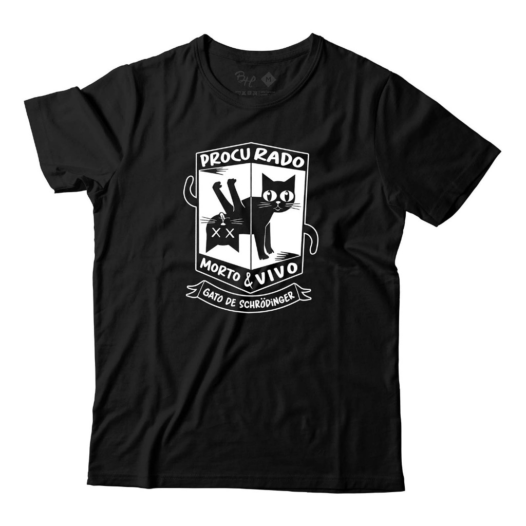 Camiseta gato schrodinger sales