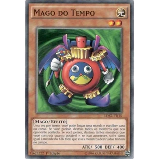 o mago do tempo card do joey wheeler yugioh time wizard em português carta yu-gi-oh! original tcg ldk2-ptj15