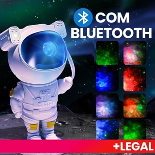 Projetor Astronauta Galaxy Nebulosa Star Lampada Estrela Noturna Galaxia Nebulosa Astronauta Luz Da Noite e Céu Estrelado