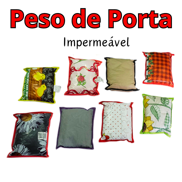 Peso de Porta Travesseiro - +de 1kilo - Lindos Peso De Porta Formato Travesseiro - Pesinho Portas batente - aparador de porta Artesanal - PANAMI