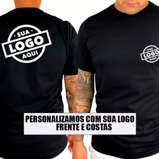 Camiseta Personalizada Com Sua Logo Ou Estampa Preferida