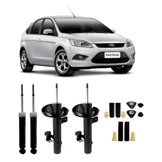 4 Amortecedor Do Focus+kits Completos 2009 Até 2013