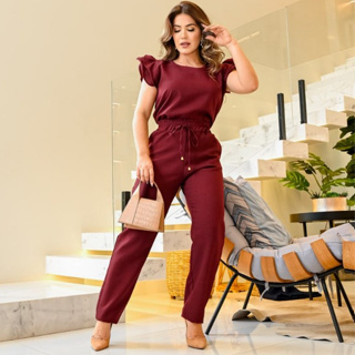 Macacão Feminino Longo Renda Moda Roupa Feminina em Promoção na Americanas