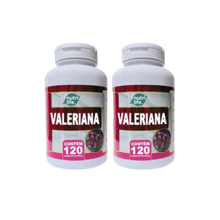 1 UN Valeriana Pura 120 Capsulas 500mg - Legítimo Calmante Natural