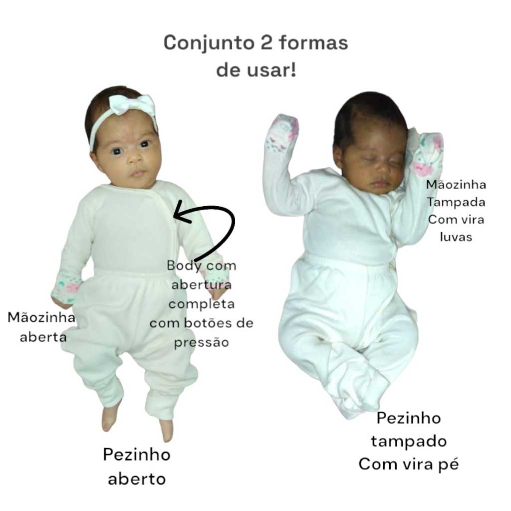Roupa Infantil Tabela De Tamanho Do PÃ© Do Bebe Macacão Longo Pé