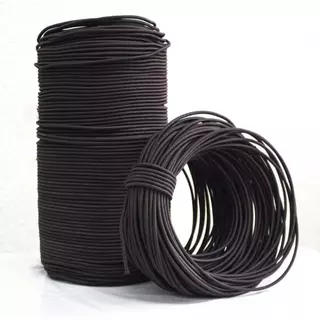 10 Metros Corda Elastica cordão 4mm Roliço Preto Resistente Lona Bagageiro Exercicios em Oferta na Shopee