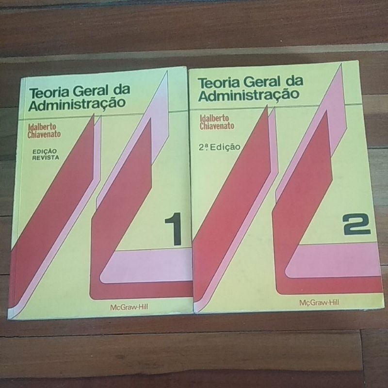 Teoria geral da Administração Idalberto Chiavenato vol 1 e 2 (1979 ...
