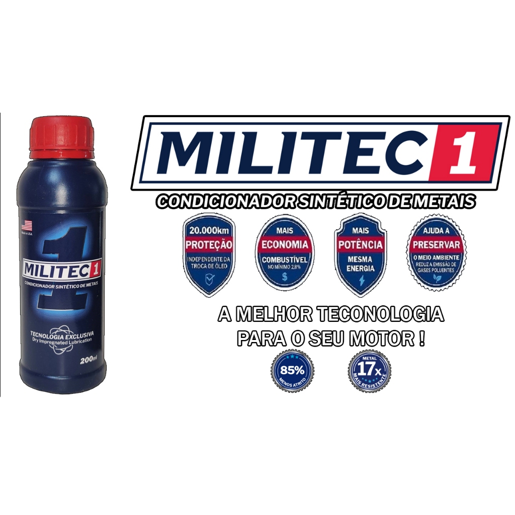 Militec 100% Original Dist. Autorizado 200ml | Shopee Brasil