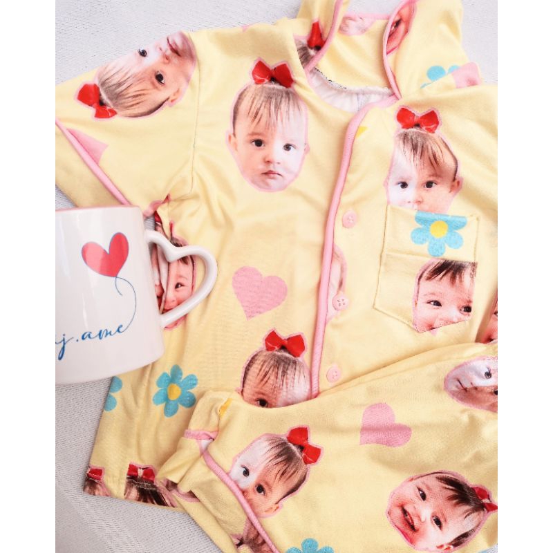 Pijama infantil personalizado com foto