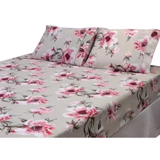 Lençol casal com elástico jogo com 3 peças estampado cama box padrão