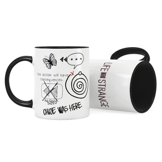 Caneca Gamer Life is Strange - Ícones da Chloe e Borboleta