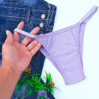 kit 5 Tanga Basica String Calcinha Algodão Conforto Calcinhas de Algodão Tanguinha Feminina Moda Intima