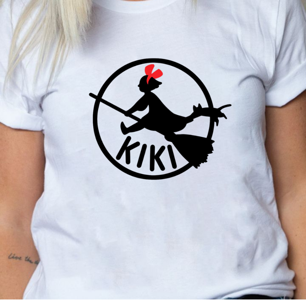 Camiseta serviço de delivery da KIKI anime, Jiji, envio imediato