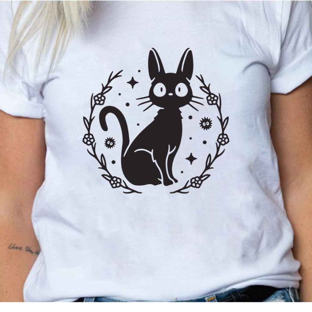 kiki　本日発送 Camiseta serviço de delivery da KIKI anime, Jiji, envio imediato