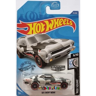 Hot Wheels ´68 Chevy Nova Zamac 2020 Rod Squad 73/250 Lacrad