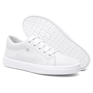 Tênis Feminino Casual Urbano Modinha Sapatenis Confortavel Blogueira Branco Medico