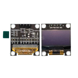 Display Oled 0.96 Polegadas I2C 4 pinos Branca 128x64px SSD1306 Para Arduino, Esp32, Outros