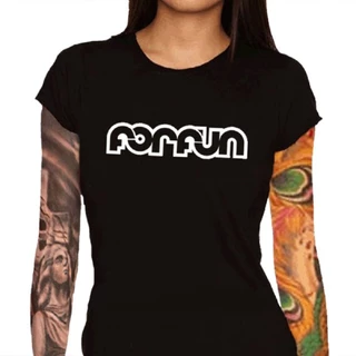 Baby Look Forfun turne - Camiseta feminina algodão banda show