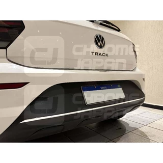 Friso Aplique Parachoque Traseiro Cromado Polo Track 2023+