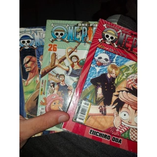 one piece 3 volumes 7, 26 e 27