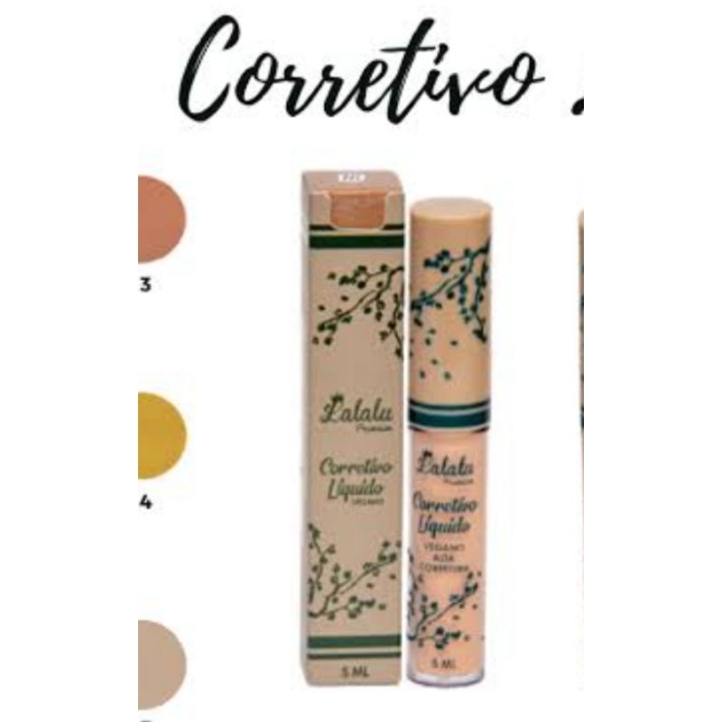 Corretivo Líquido De Alta Cobertura Facial Machas e Olheiras Maquiagem ...