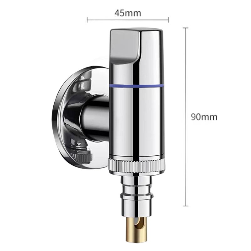 Angle Valve Quick Opening Rotary Switch Stainless Steel Washing Machine ...