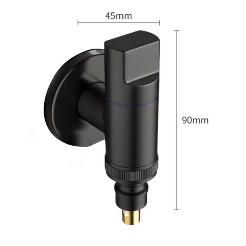 Angle Valve Quick Opening Rotary Switch Stainless Steel Washing Machine ...