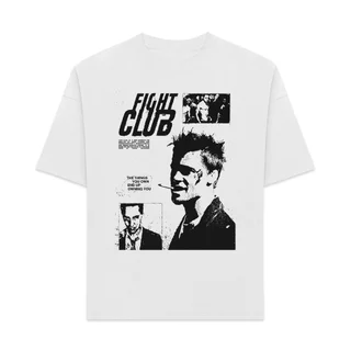 Camiseta Noire Fight Club - Streetwear Premium Oversized Fio 30.1 - Clube da Luta - Own