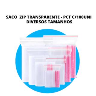 SACO ZIP LOCK - Nº 00 - Nº 03 C/100 UN.